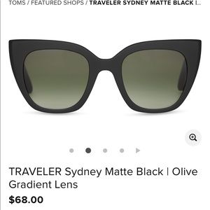 TOMs Sydney Style Matte Sunglasses